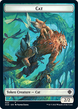 Insect // Cat Double-Sided Token [Starter Commander Decks] | Jomio and Rueliete's Cards and Comics