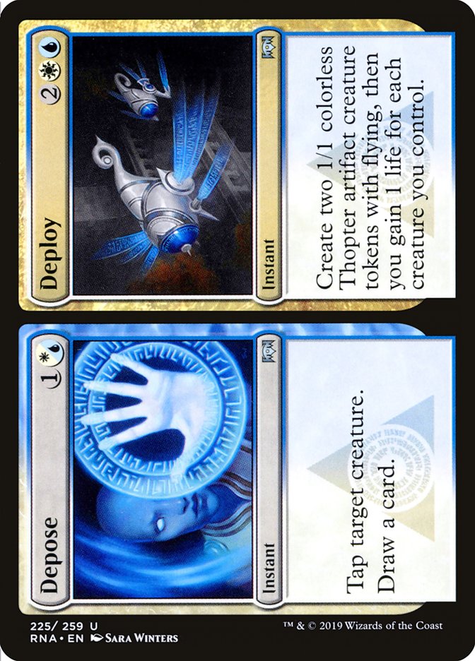 Depose // Deploy [Ravnica Allegiance] | Jomio and Rueliete's Cards and Comics