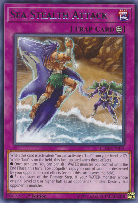 Sea Stealth Attack [LEDU-EN018] Rare | Jomio and Rueliete's Cards and Comics