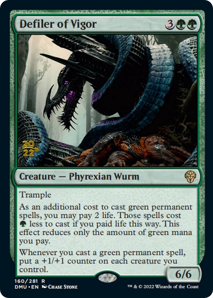 Defiler of Vigor [Dominaria United Prerelease Promos] | Jomio and Rueliete's Cards and Comics