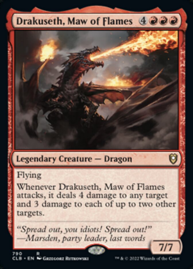Drakuseth, Maw of Flames [Commander Legends: Battle for Baldur's Gate] | Jomio and Rueliete's Cards and Comics