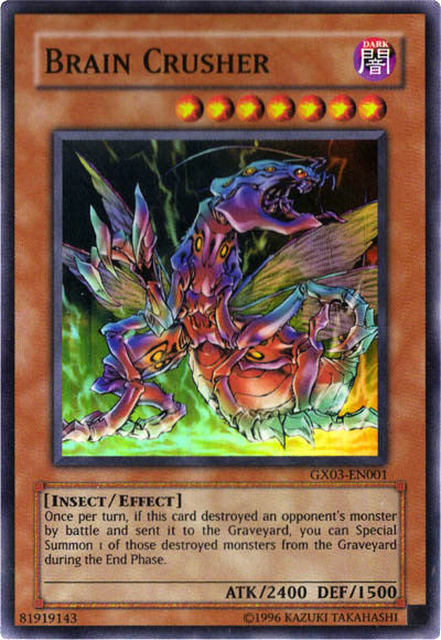 Brain Crusher [GX03-EN001] Super Rare | Jomio and Rueliete's Cards and Comics