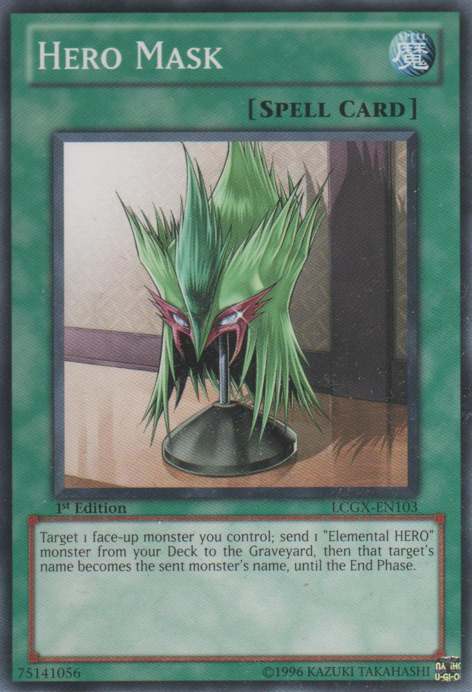 Hero Mask [LCGX-EN103] Common | Jomio and Rueliete's Cards and Comics