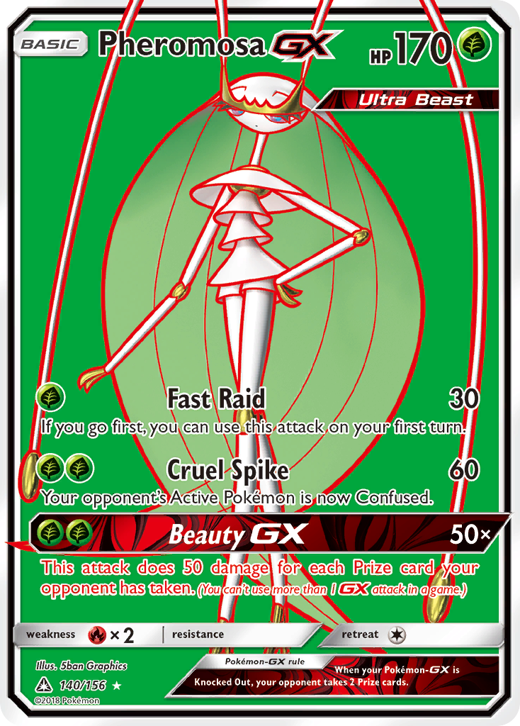Pheromosa GX (140/156) [Sun & Moon: Ultra Prism] | Jomio and Rueliete's Cards and Comics