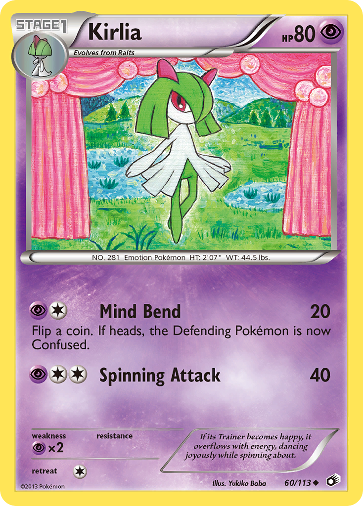 Kirlia (60/113) [Black & White: Legendary Treasures] | Jomio and Rueliete's Cards and Comics