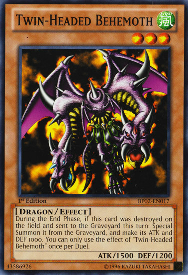 Twin-Headed Behemoth [BP02-EN017] Mosaic Rare | Jomio and Rueliete's Cards and Comics
