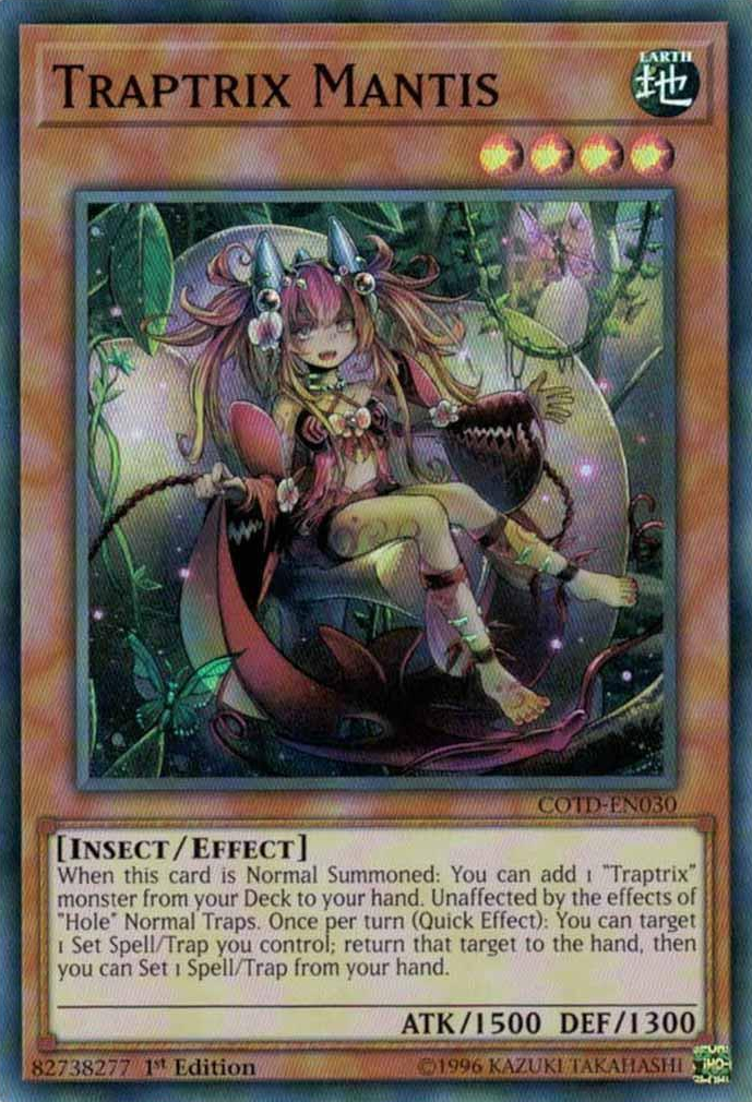 Traptrix Mantis [COTD-EN030] Super Rare | Jomio and Rueliete's Cards and Comics