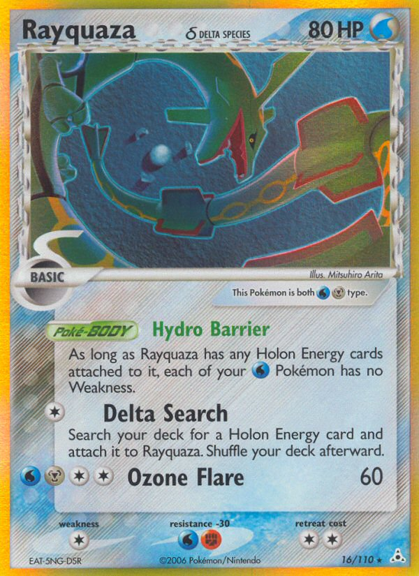 Rayquaza (16/110) (Delta Species) [EX: Holon Phantoms] | Jomio and Rueliete's Cards and Comics