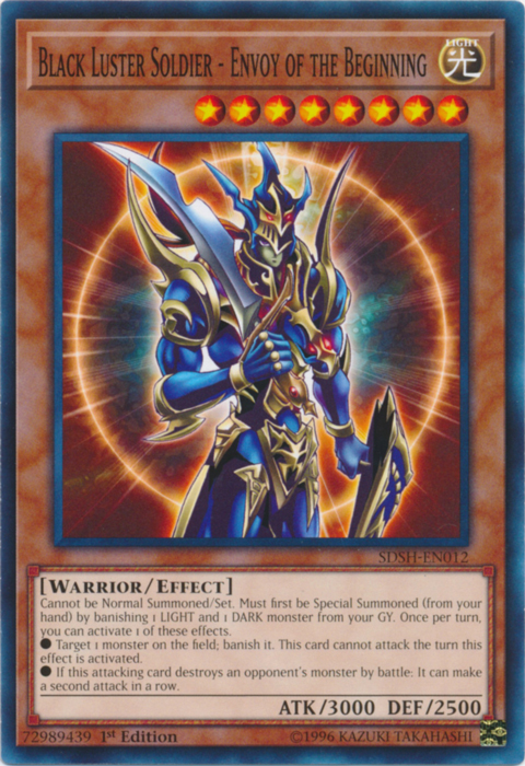Black Luster Soldier - Envoy of the Beginning [SDSH-EN012] Common | Jomio and Rueliete's Cards and Comics