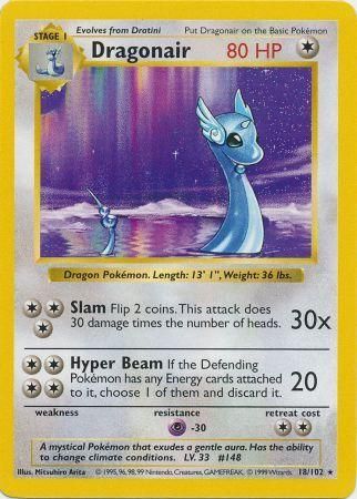 Dragonair (18/102) [Base Set Shadowless Unlimited] | Jomio and Rueliete's Cards and Comics