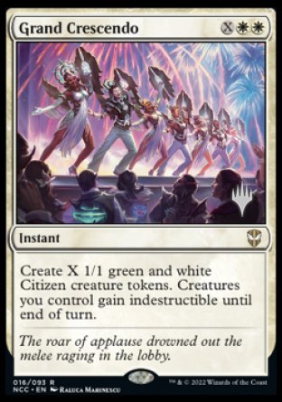 Grand Crescendo (Promo Pack) [Streets of New Capenna Commander Promos] | Jomio and Rueliete's Cards and Comics