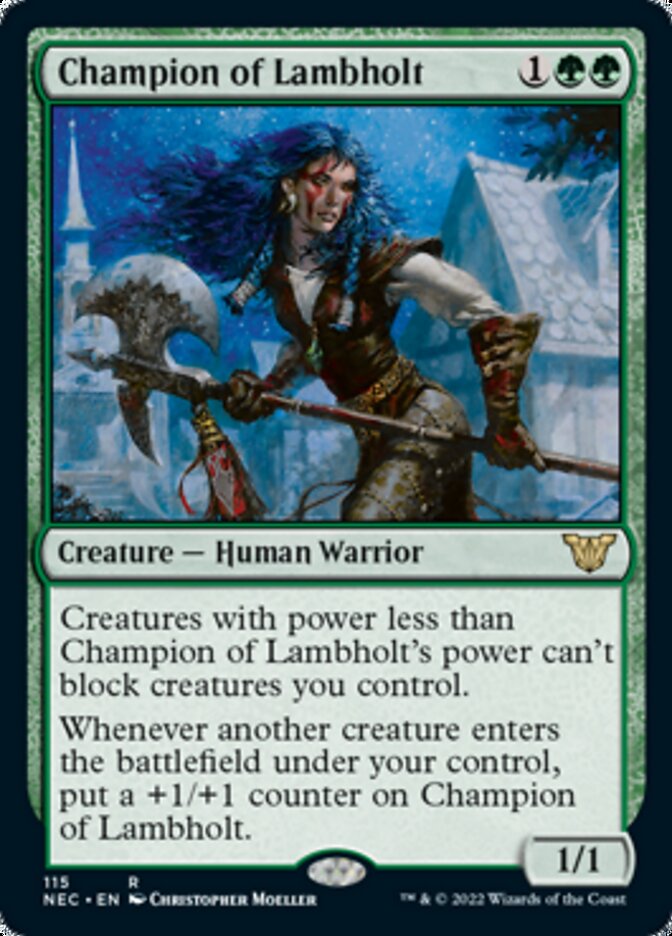 Champion of Lambholt [Kamigawa: Neon Dynasty Commander] | Jomio and Rueliete's Cards and Comics