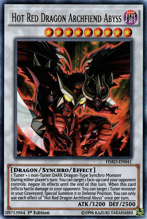 Hot Red Dragon Archfiend Abyss [HSRD-EN041] Ultra Rare | Jomio and Rueliete's Cards and Comics