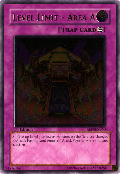 Level Limit - Area A [EEN-EN060] Ultimate Rare | Jomio and Rueliete's Cards and Comics