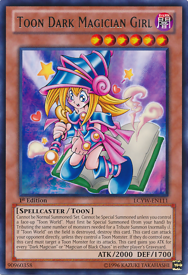 Toon Dark Magician Girl [LCYW-EN111] Rare | Jomio and Rueliete's Cards and Comics