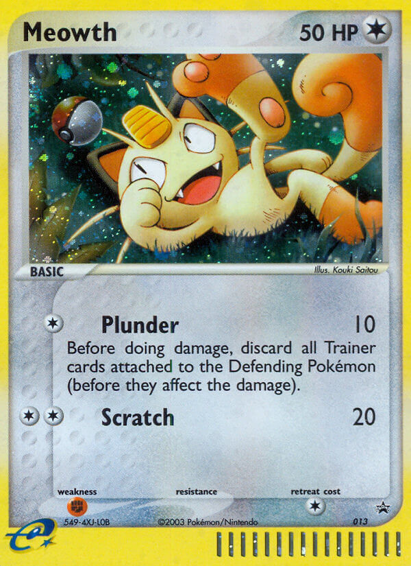 Meowth (013) [Nintendo: Black Star Promos] | Jomio and Rueliete's Cards and Comics