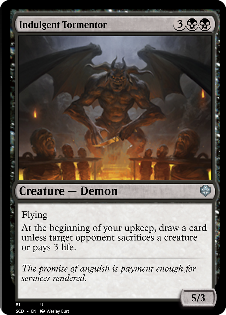 Indulgent Tormentor [Starter Commander Decks] | Jomio and Rueliete's Cards and Comics