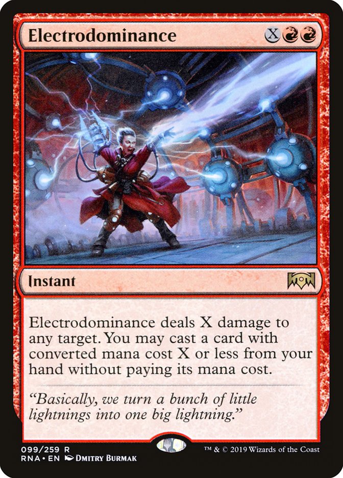 Electrodominance [Ravnica Allegiance] | Jomio and Rueliete's Cards and Comics