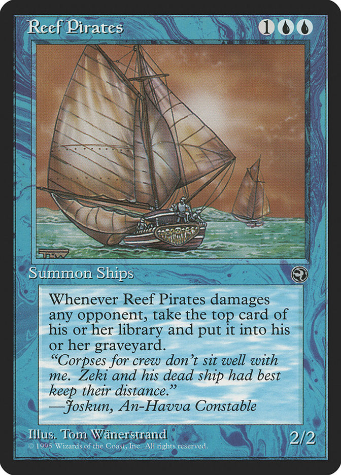 Reef Pirates (Joskun Flavor Text) [Homelands] | Jomio and Rueliete's Cards and Comics