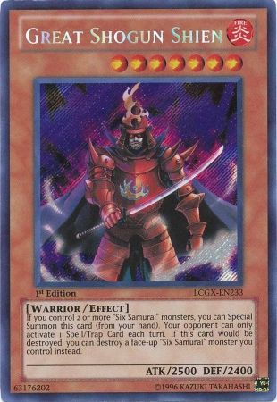 Great Shogun Shien [LCGX-EN233] Secret Rare | Jomio and Rueliete's Cards and Comics