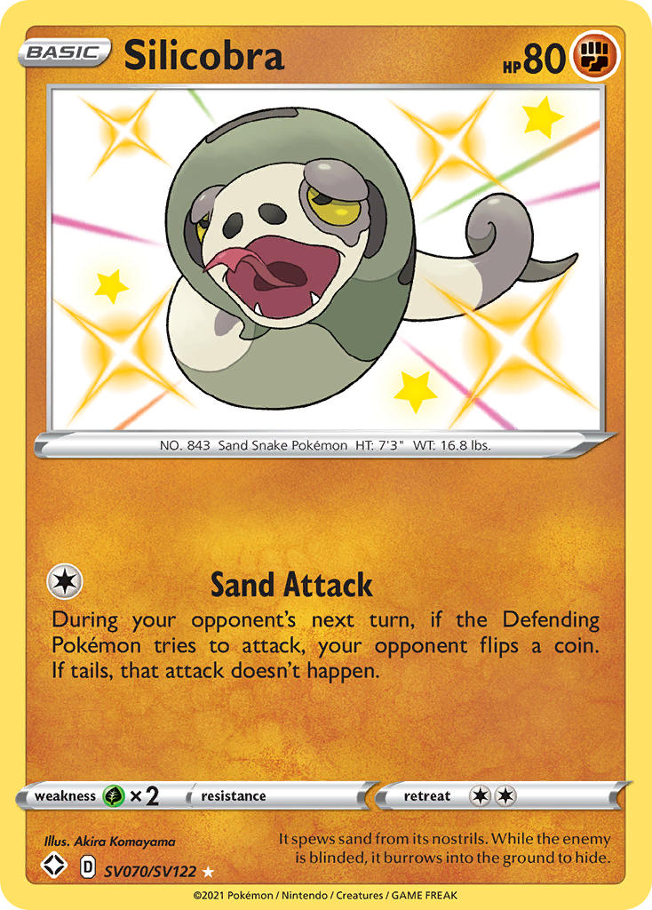 Silicobra (SV070/SV122) [Sword & Shield: Shining Fates] | Jomio and Rueliete's Cards and Comics