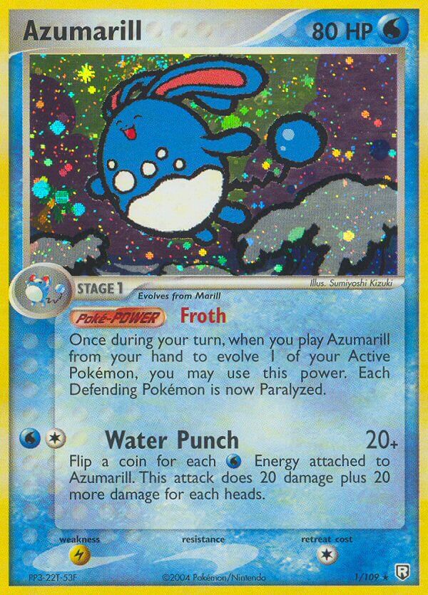 Azumarill (1/109) (Theme Deck Exclusive) [EX: Team Rocket Returns] | Jomio and Rueliete's Cards and Comics