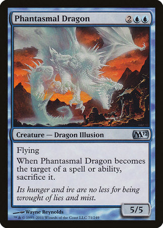 Phantasmal Dragon [Magic 2012] | Jomio and Rueliete's Cards and Comics