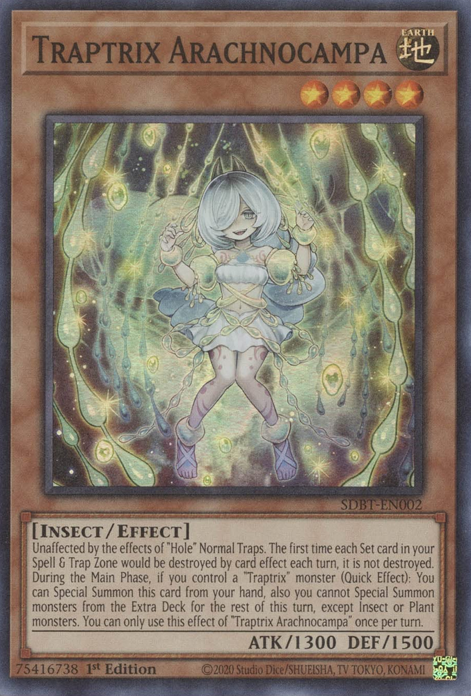 Traptrix Arachnocampa [SDBT-EN002] Super Rare | Jomio and Rueliete's Cards and Comics