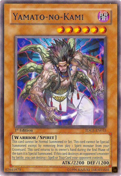 Yamato-no-Kami [TDGS-EN035] Rare | Jomio and Rueliete's Cards and Comics