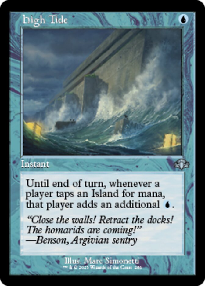 High Tide (Retro) [Dominaria Remastered] | Jomio and Rueliete's Cards and Comics