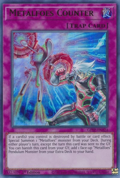 Metalfoes Counter [GFTP-EN124] Ultra rare | Jomio and Rueliete's Cards and Comics