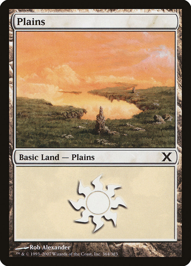 Plains (364) [Tenth Edition] | Jomio and Rueliete's Cards and Comics