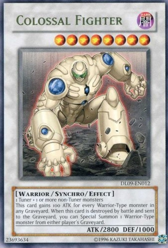 Colossal Fighter (Green) [DL09-EN012] Rare | Jomio and Rueliete's Cards and Comics
