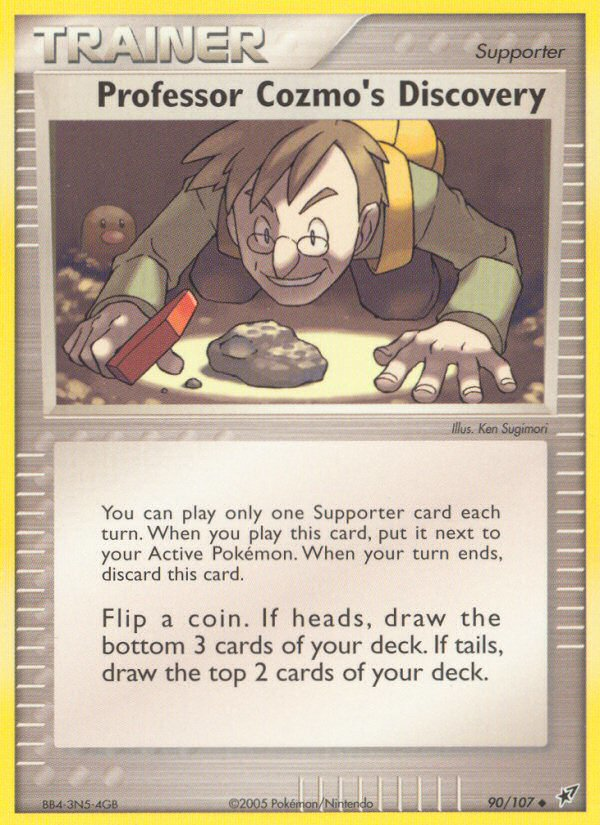Professor Cozmo's Discovery (90/107) [EX: Deoxys] | Jomio and Rueliete's Cards and Comics