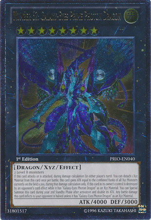 Number 62: Galaxy-Eyes Prime Photon Dragon (UTR) [PRIO-EN040] Ultimate Rare | Jomio and Rueliete's Cards and Comics