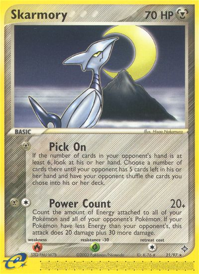Skarmory (21/97) [EX: Dragon] | Jomio and Rueliete's Cards and Comics