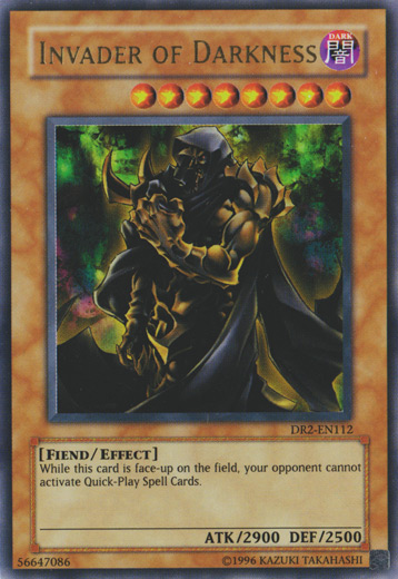 Invader of Darkness [DR2-EN112] Ultra Rare | Jomio and Rueliete's Cards and Comics