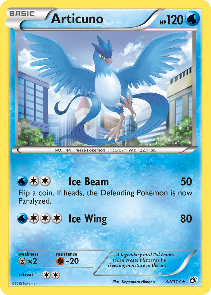 Articuno (32/113) [Black & White: Legendary Treasures] | Jomio and Rueliete's Cards and Comics