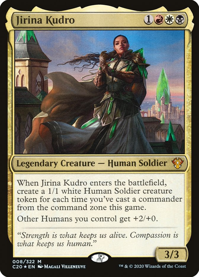Jirina Kudro [Commander 2020] | Jomio and Rueliete's Cards and Comics