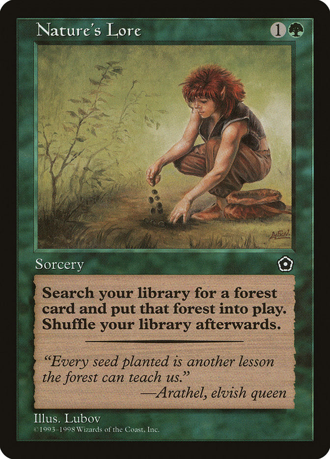 Nature's Lore [Portal Second Age] | Jomio and Rueliete's Cards and Comics