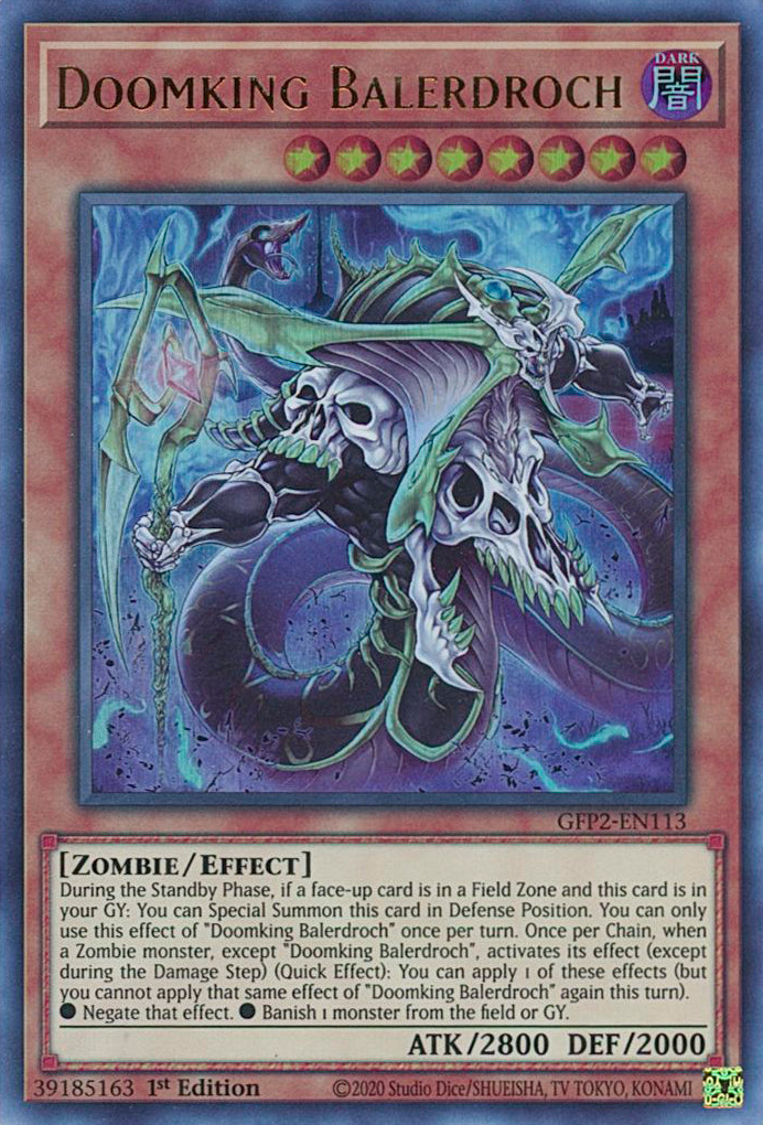 Doomking Balerdroch [GFP2-EN113] Ultra Rare | Jomio and Rueliete's Cards and Comics