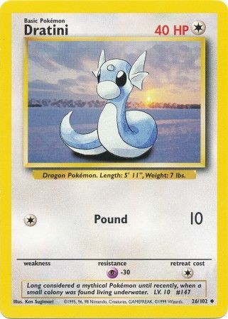 Dratini (26/102) [Base Set Unlimited] | Jomio and Rueliete's Cards and Comics