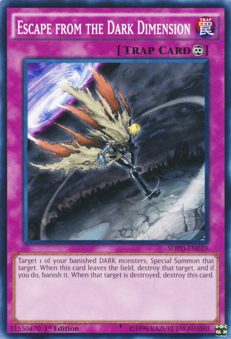 Escape from the Dark Dimension [SDPD-EN039] Common | Jomio and Rueliete's Cards and Comics