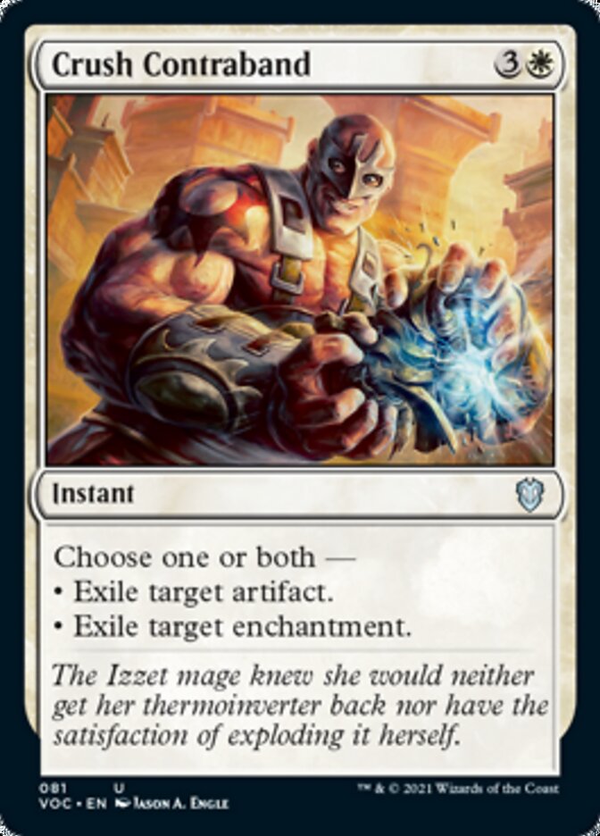 Crush Contraband [Innistrad: Crimson Vow Commander] | Jomio and Rueliete's Cards and Comics