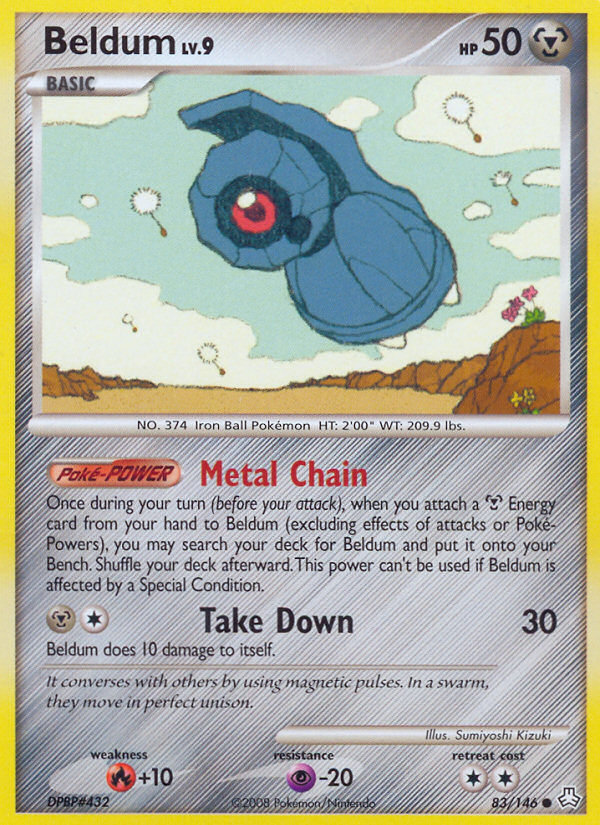 Beldum (83/146) [Diamond & Pearl: Legends Awakened] | Jomio and Rueliete's Cards and Comics