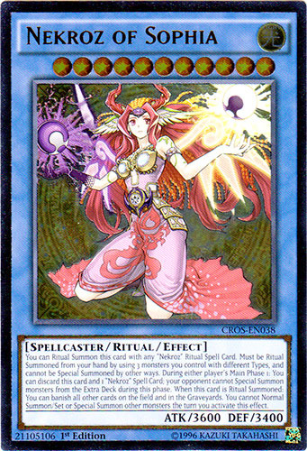 Nekroz of Sophia (UTR) [CROS-EN038] Ultimate Rare | Jomio and Rueliete's Cards and Comics
