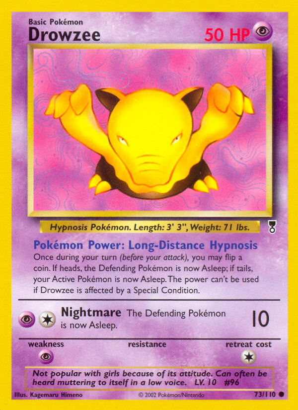 Drowzee (73/110) [Legendary Collection] | Jomio and Rueliete's Cards and Comics