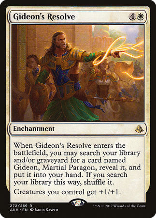 Gideon's Resolve [Amonkhet] | Jomio and Rueliete's Cards and Comics
