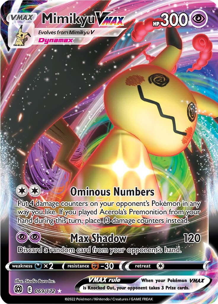 Mimikyu VMAX (069/172) [Sword & Shield: Brilliant Stars] | Jomio and Rueliete's Cards and Comics