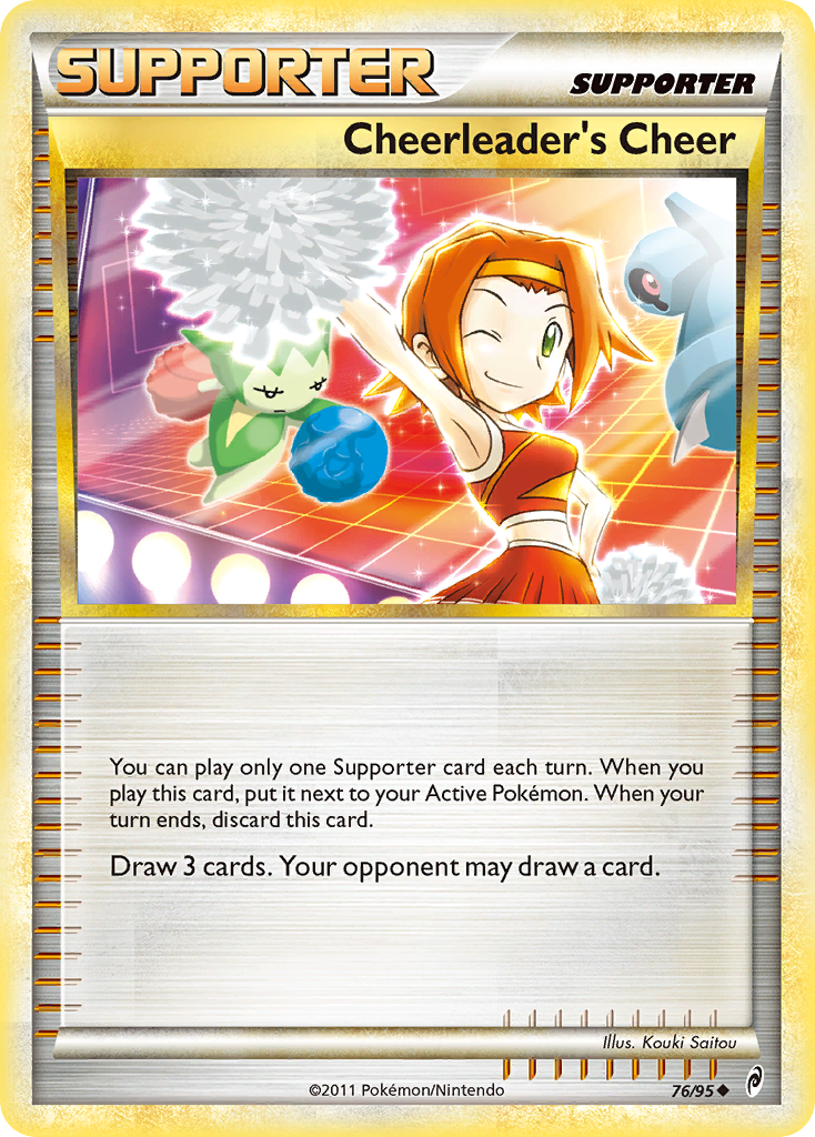 Cheerleader's Cheer (76/95) [HeartGold & SoulSilver: Call of Legends] | Jomio and Rueliete's Cards and Comics